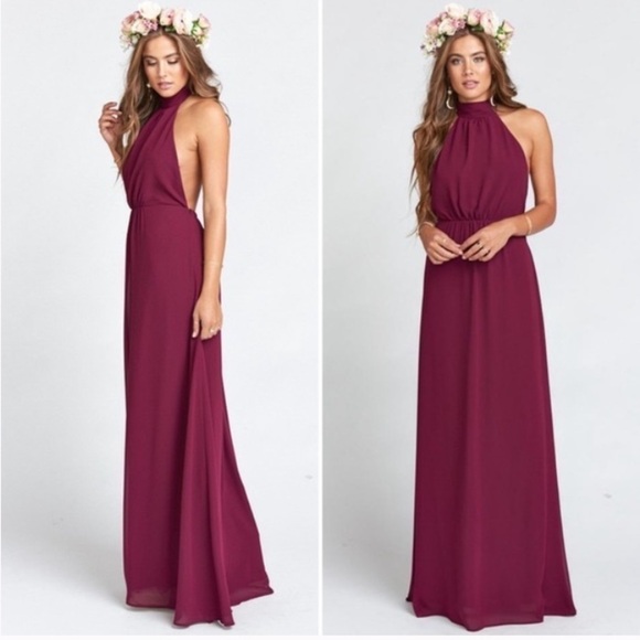 Show Me Your Mumu Collette Collar Dress Size S Merlot - Picture 1 of 7